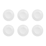 Olympia Athena borden met brede rand 28cm wit (6 stuks)