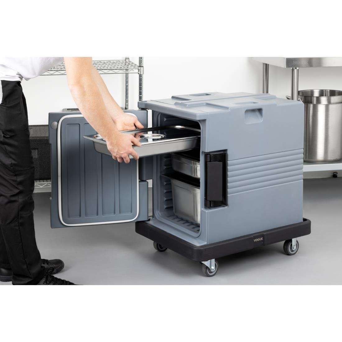 Vogue Thermo-Box 600 Draagwagen Zwart