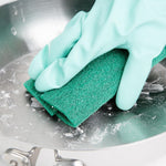 Jantex Groene Volledig Gerecyclede Schuursponsjes 9X6" (Pakket Van 10)