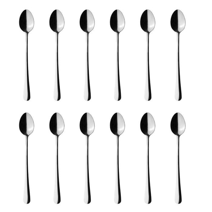 Olympia Buckingham lattelepels/ijslepels/lange lepels 19,5cm (12 stuks)
