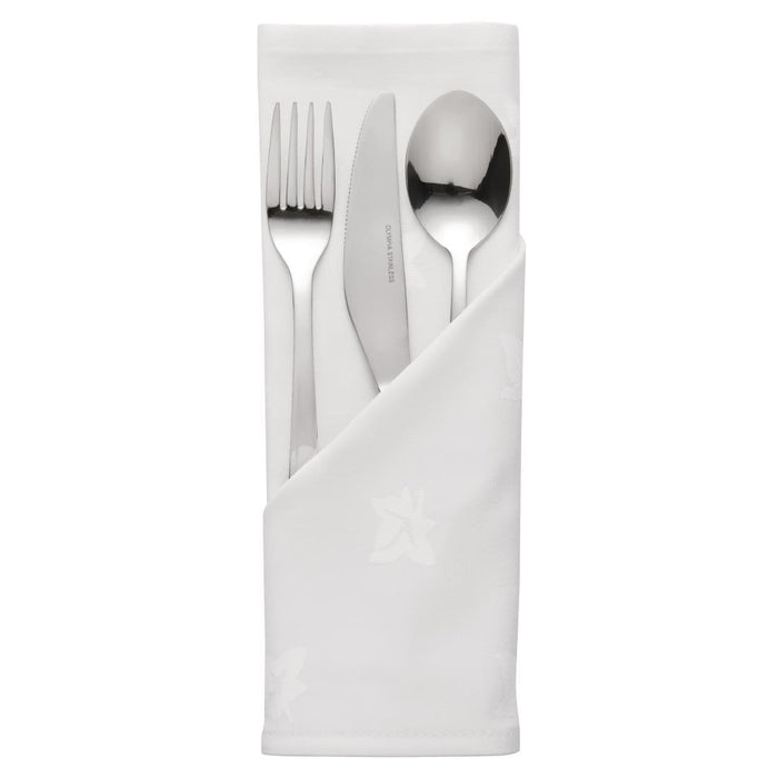 Mitre Luxury Luxor servet wit 55x55cm (10 stuks)