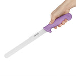 Hygiplas Snijmes Gekarteld Paars 24.8cm