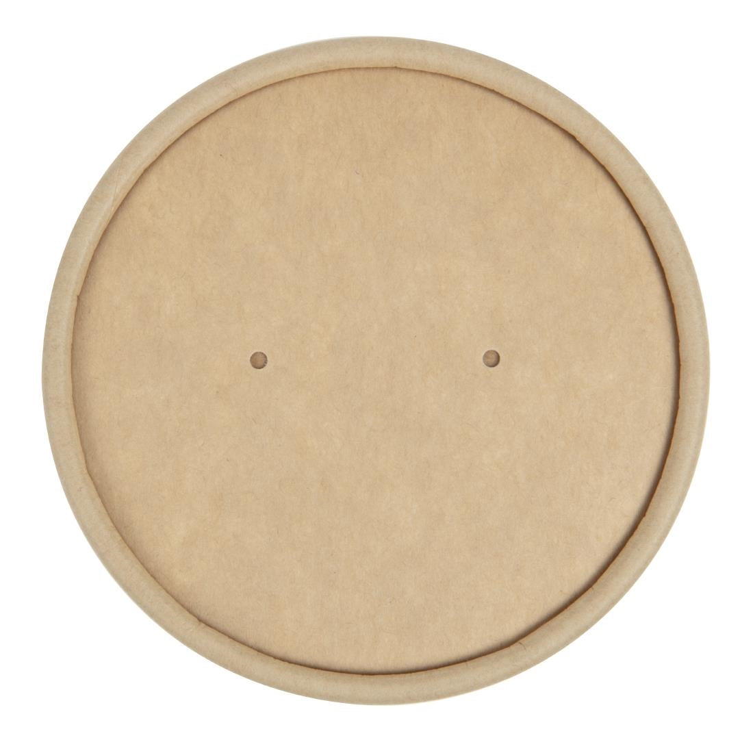 Colpac deksels voor magnetronbestendige kraft soepkommen recyclebaar 225ml en 350ml (500 stuks)