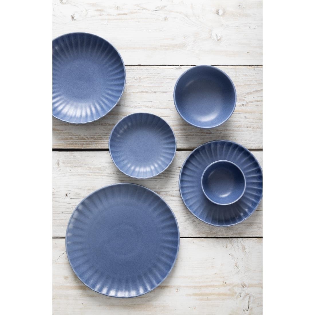 Olympia Corallite Coupe Schalen Blauw 160mm (Verpakking Van 6)