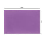 Hygiplas HDPE snijplank paars - 450x300x12mm