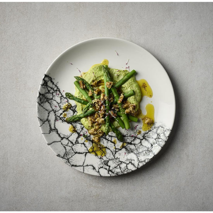 Churchill Kintsugi Accents Quartz Black Evolve Coupe Bord 28.6cm (pak van 12)