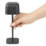 Olympia Lucca Tafellamp Vierkante Koepel Zwart 200mm