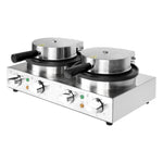 Buffalo Dubbele Ronde Belgische Wafelmaker
