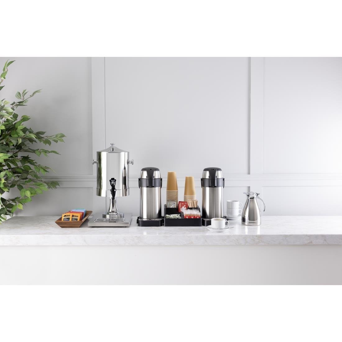 Olympia RVS thermoskan met pomp 3L