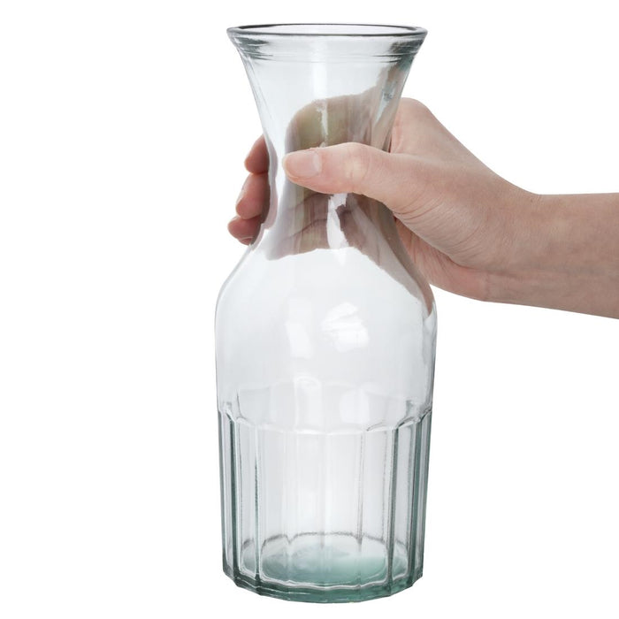 Olympia Gerecycled Glas Orleans Karaffen 1Ltr (6 stuks)