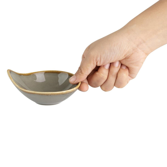 Olympia Kiln dipschaaltjes grijs 7cl (12 stuks)