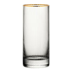 Utopia Hayworth Hiball-Glas Met Gouden Rand, 355ml (Pak Van 6)