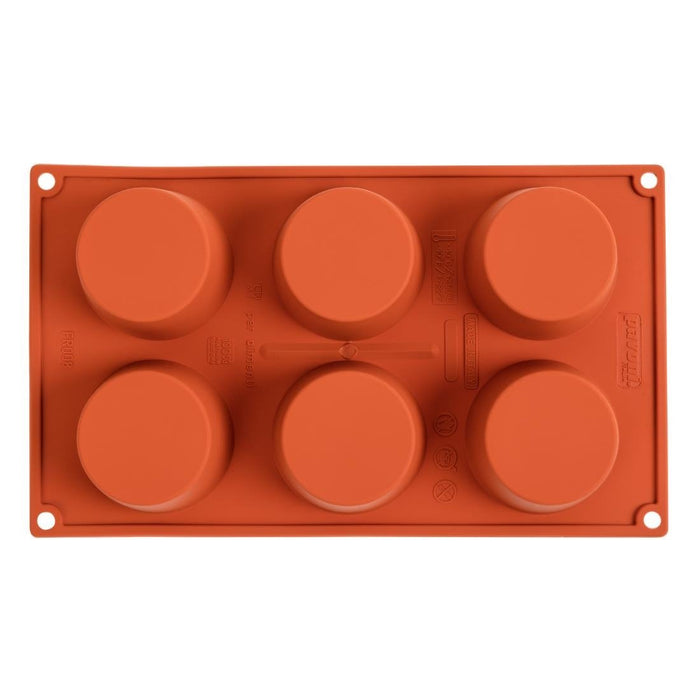 Pavoni Formaflex siliconen bakvorm 6 muffins