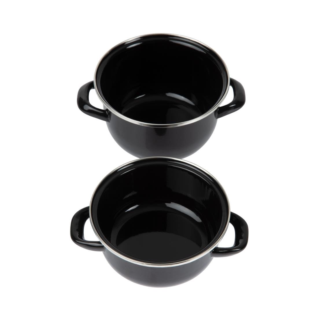 Olympia emaille mosselpan klein 14(Ø)cm