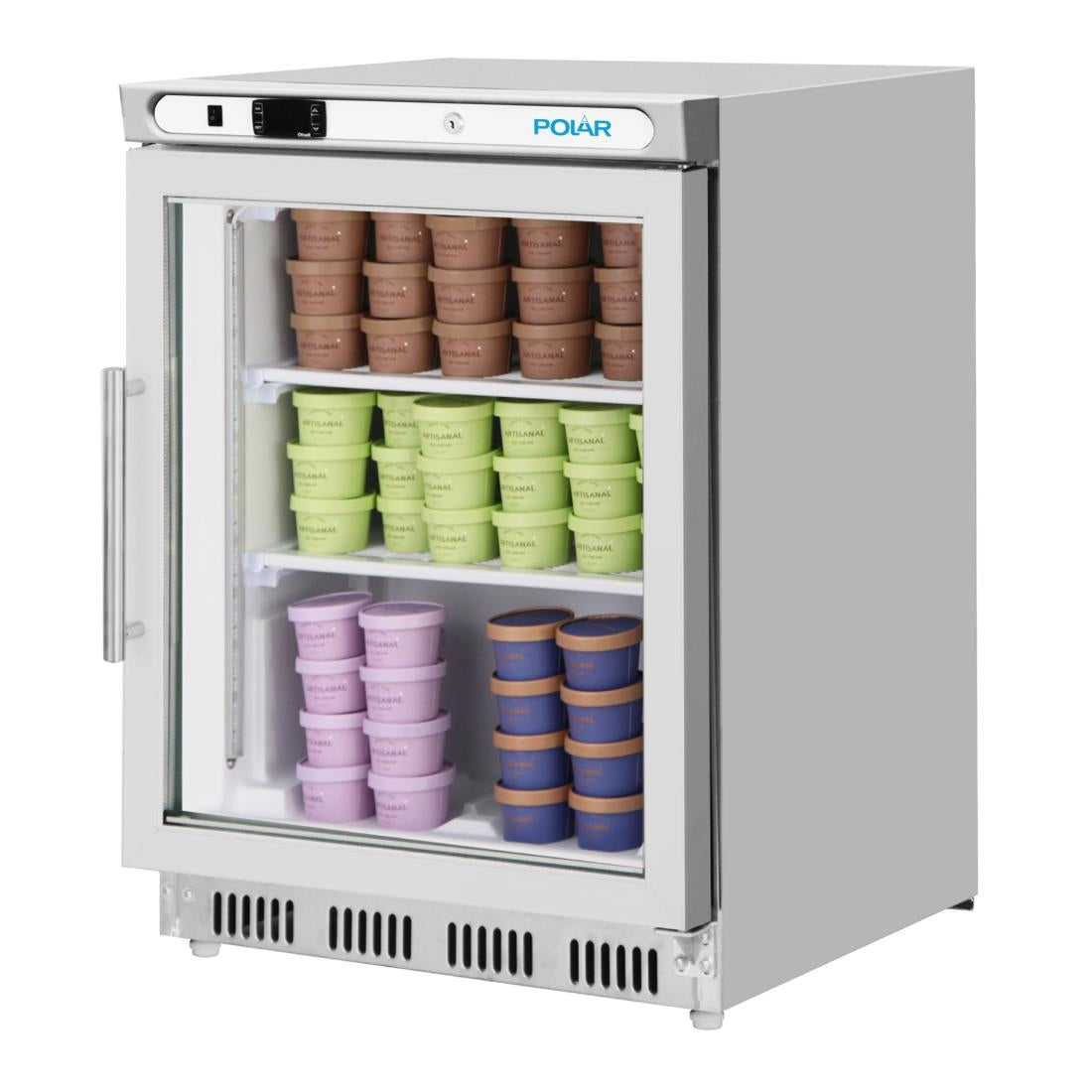 Polar C-Series Onderbouw RVS Display Vrieskast