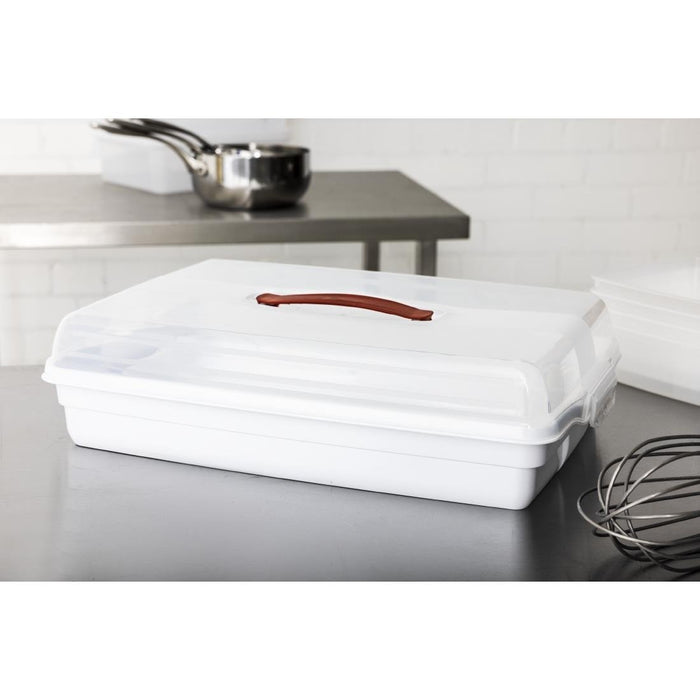 Curver bewaardoos met handvat wit 450mm