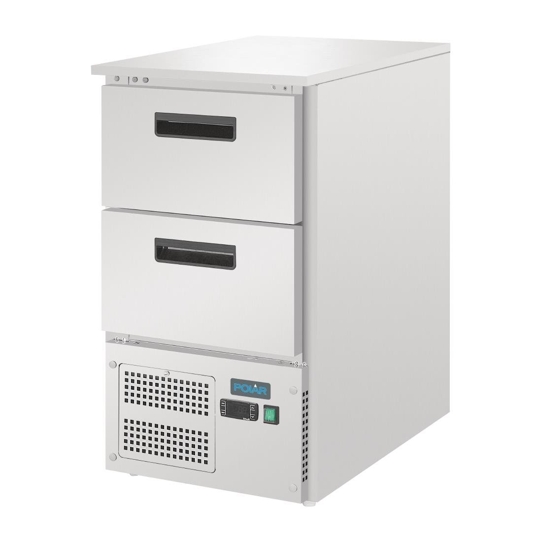 Polar G-serie koelwerkbank met 2x GN 1/1 lades