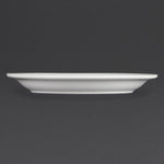 Olympia Whiteware borden met smalle rand 20,2cm (12 stuks)
