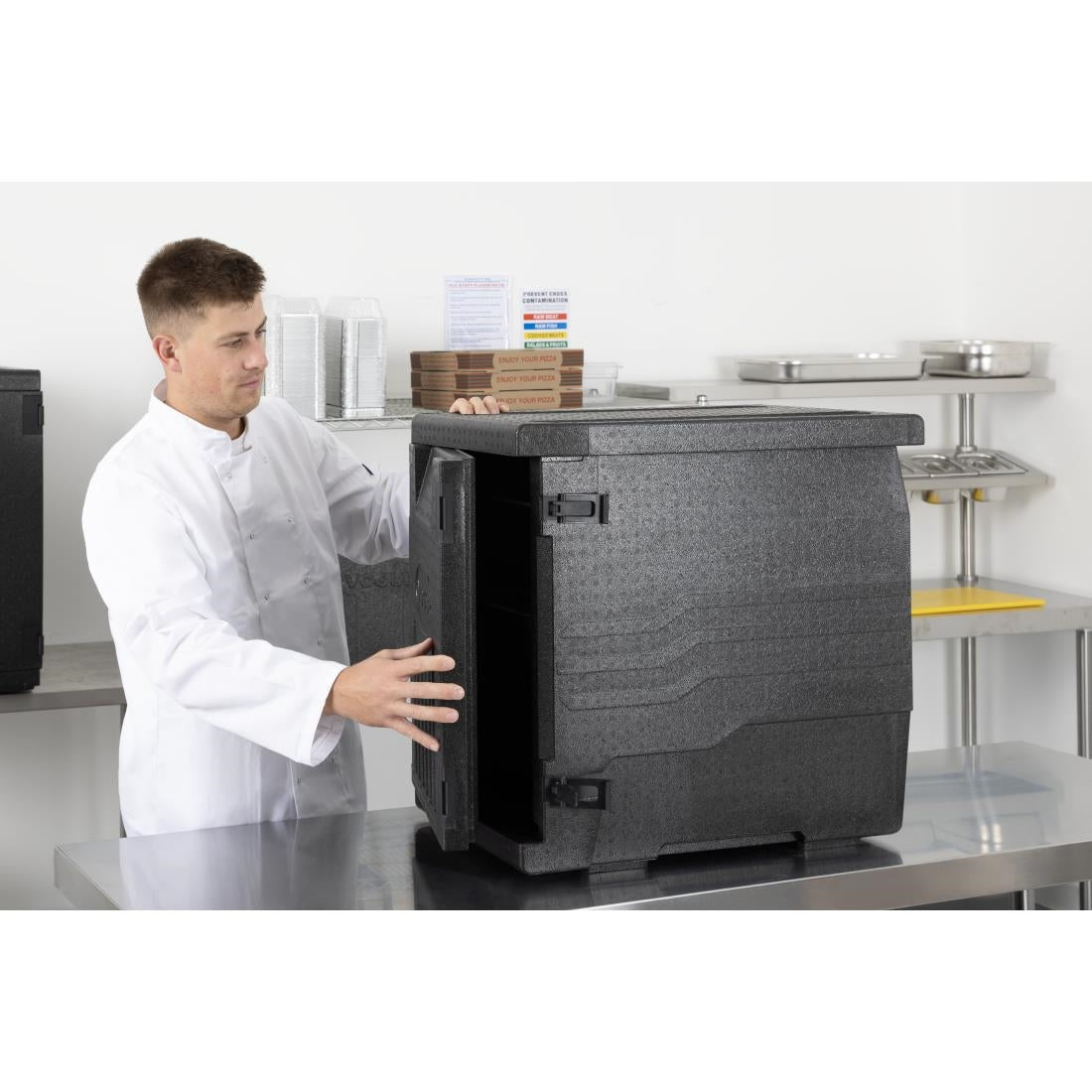 Vogue Geïsoleerde EPP Voedsel Transport Doos 86Ltr GN Maat