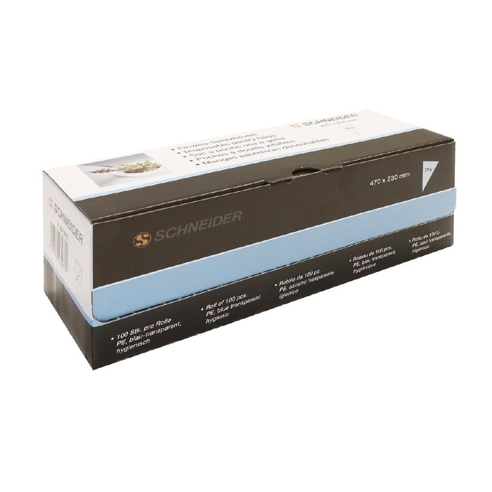 Schneider wegwerpspuitzakken blauw 47cm (100 stuks)