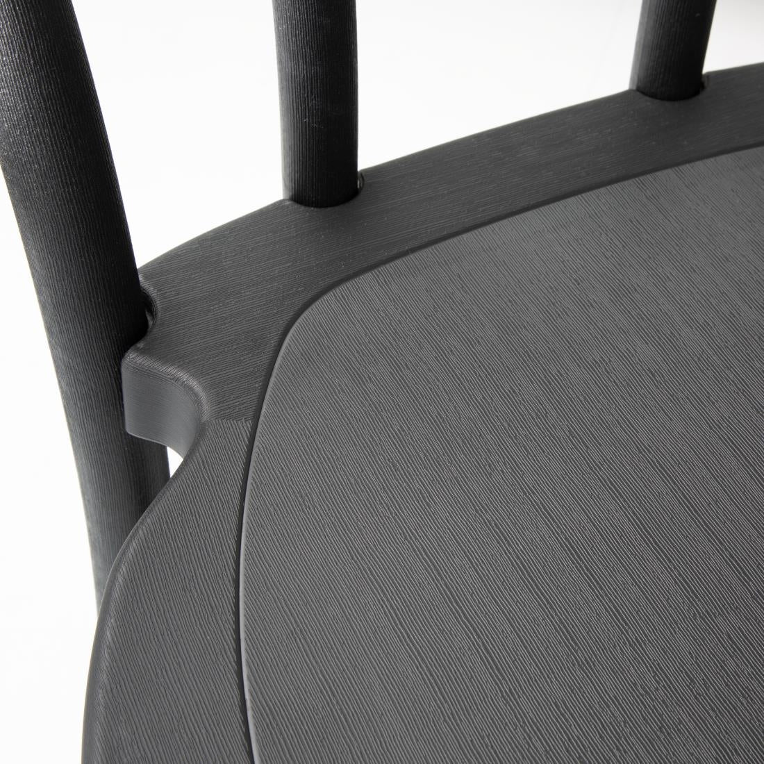 Bolero Soho Stoelen Van Buighout Stijl Hars Zwart (4 Stuks)