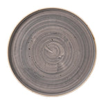 Churchill Stonecast Grey Bord Met Opstaande Rand 16cm (pak van 6)