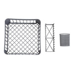 Buffalo Digitale Aanrecht Vaatwasser Glas 350mm Mand 3.3Kw