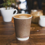 Vegware 89-serie dubbelwandige bekers composteerbaar 340ml (500 stuks)