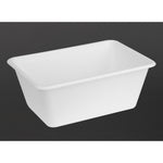 Fiesta Composteerbare Bagasse Voedselcontainer Bases 1000ml (Pakket Van 100)