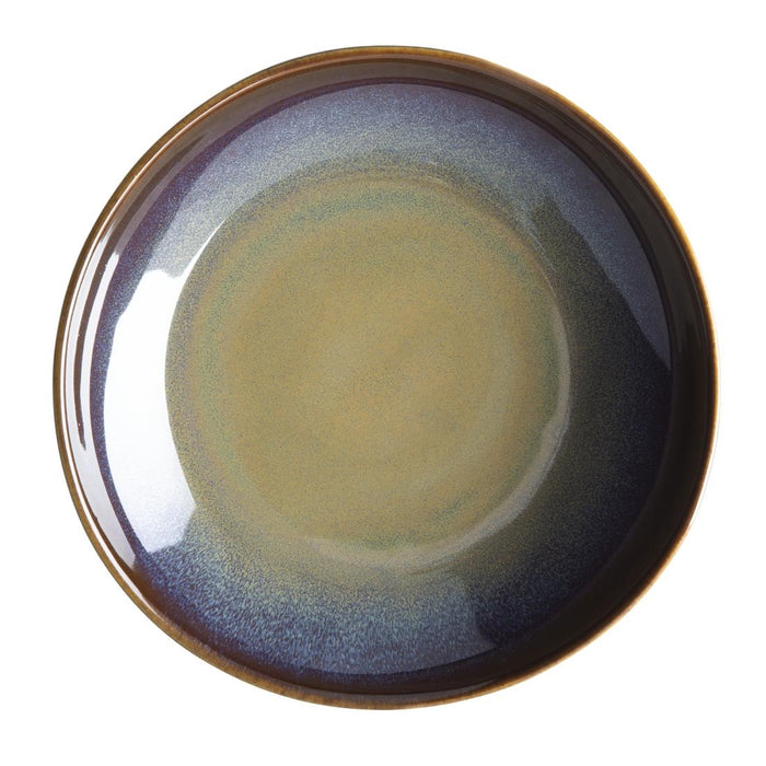 Olympia Berken Aubergine Brede Schalen 205mm (Verpakking Van 6)