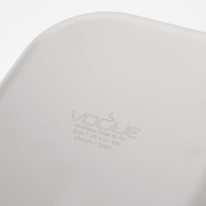 Vogue RVS GN 1/2 bak 100mm