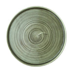 Churchill Stonecast Patina Burnished Green Bord Met Opstaande Rand 25.9cm (pak van 6)