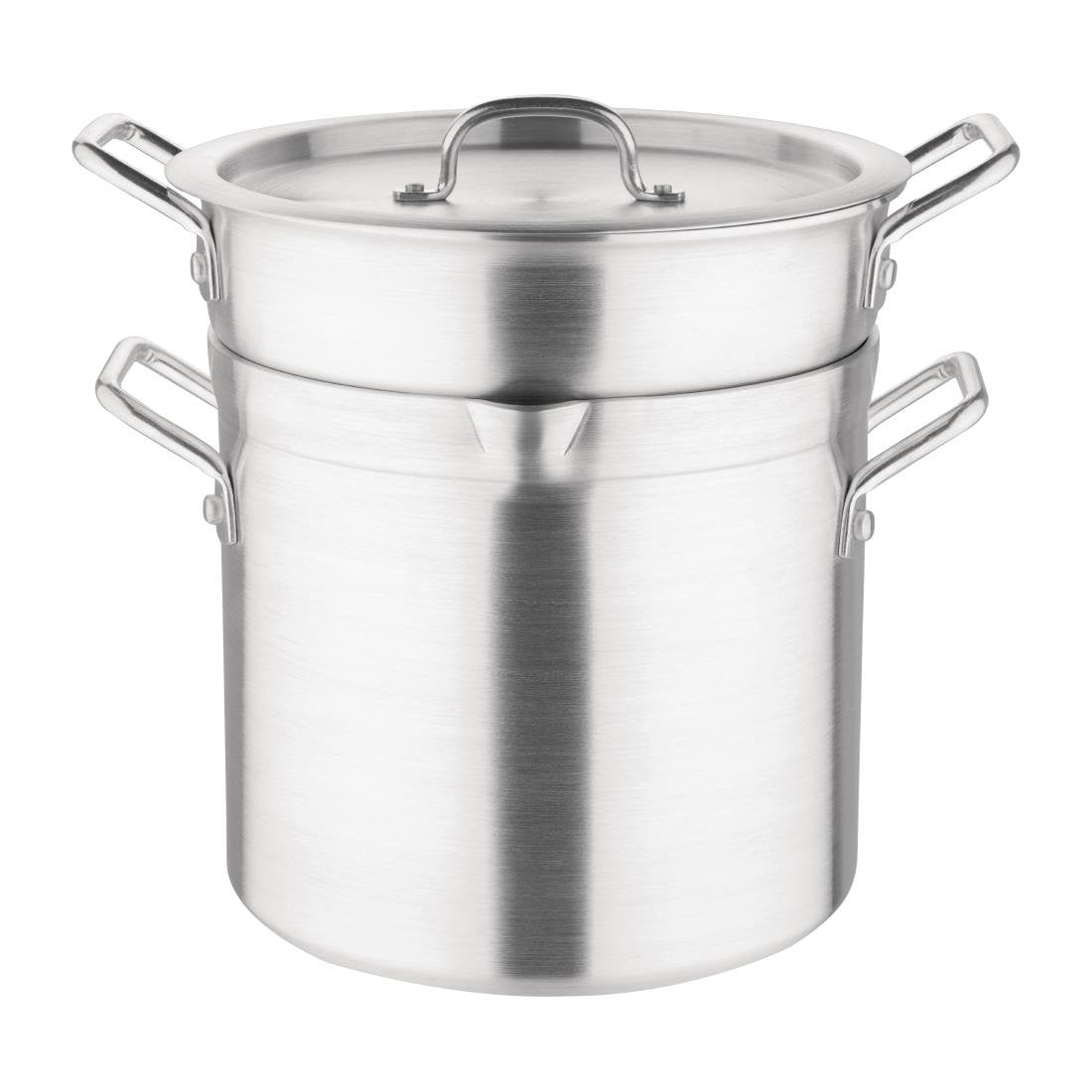 Vogue aluminium pan met au bain marie inzet 10L