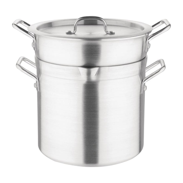 Vogue aluminium pan met au bain marie inzet 10L