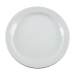Olympia Whiteware borden met smalle rand 18cm (12 stuks)