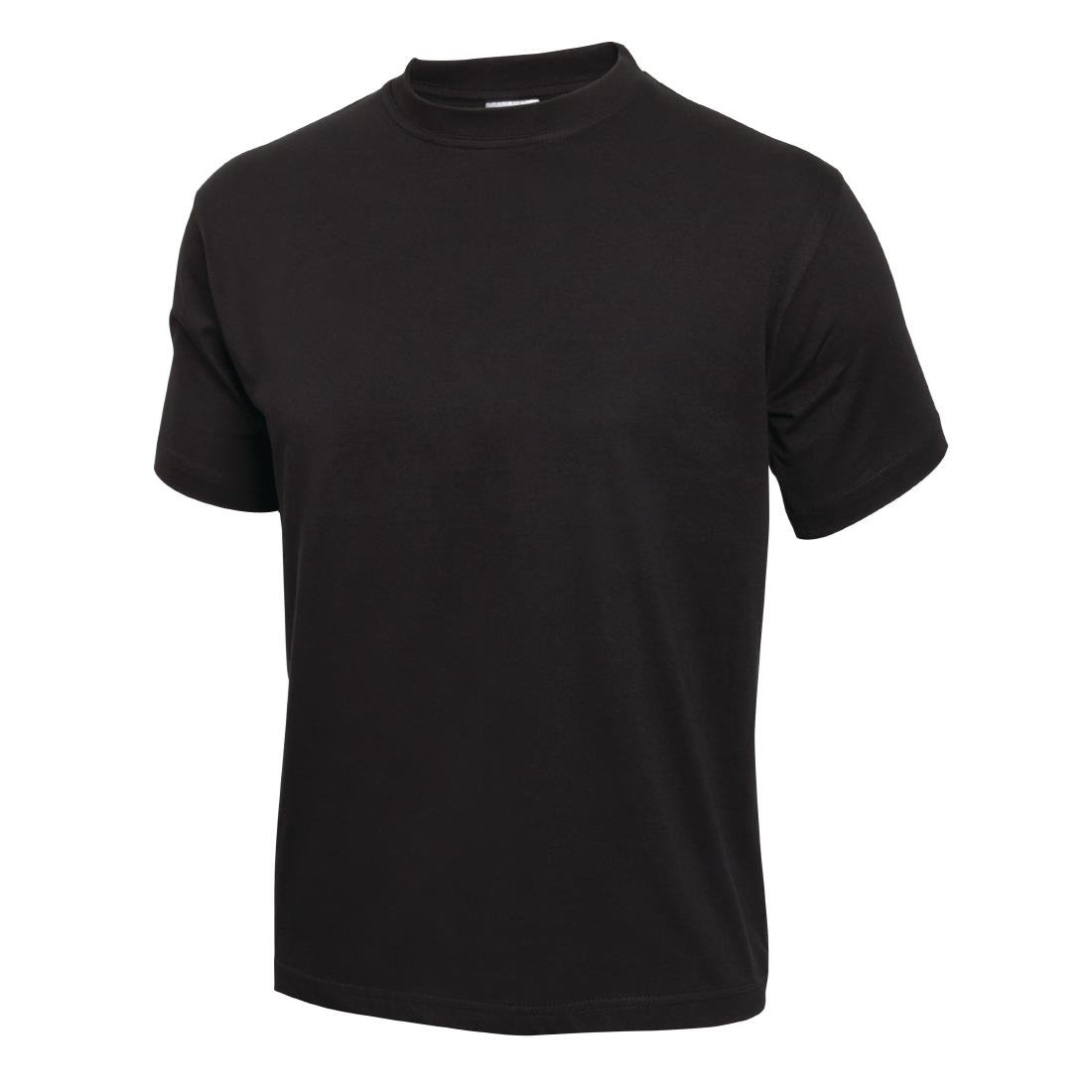 Nisbets Essentials t-shirts zwart XL (2 stuks)