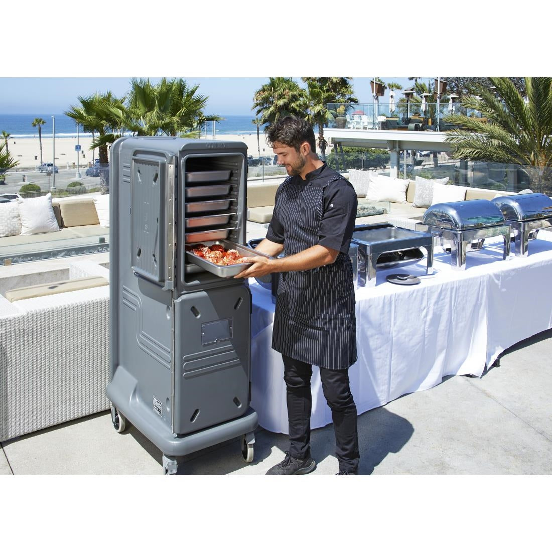 Cambro Ultra Pro Kar Tall Koud Kar Houtskoolgrijs