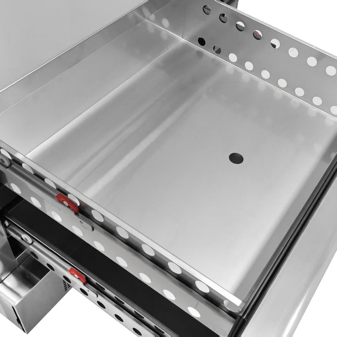 Polar U-serie compacte koel-vrieswerkbank 2 lades 4x GN 1/1