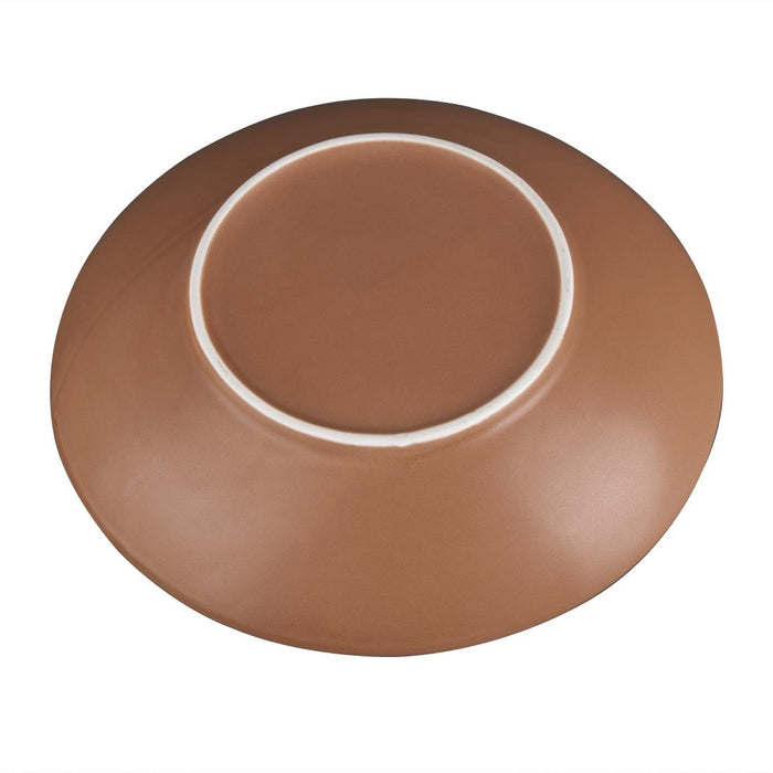 Olympia Build A Bowl platte kom cantaloupe 25x4,5cm (4 stuks)