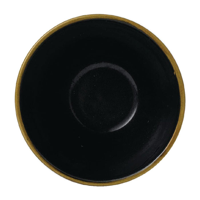 Churchill Super Vitrified Nourish Cinnamon Brown Two Tone Schalen 102mm (Pak Van 12)