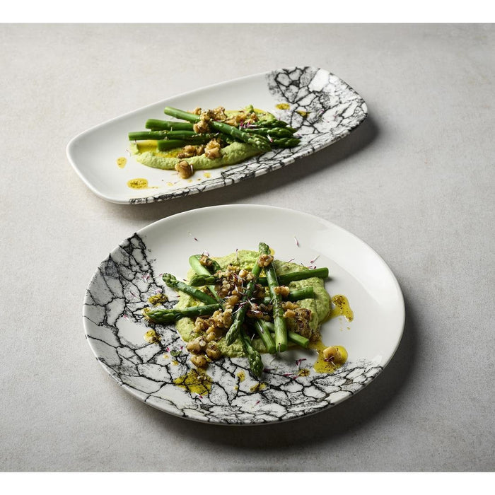 Churchill Kintsugi Accents Quartz Black Evolve Coupe Bord 16.5cm (pak van 12)