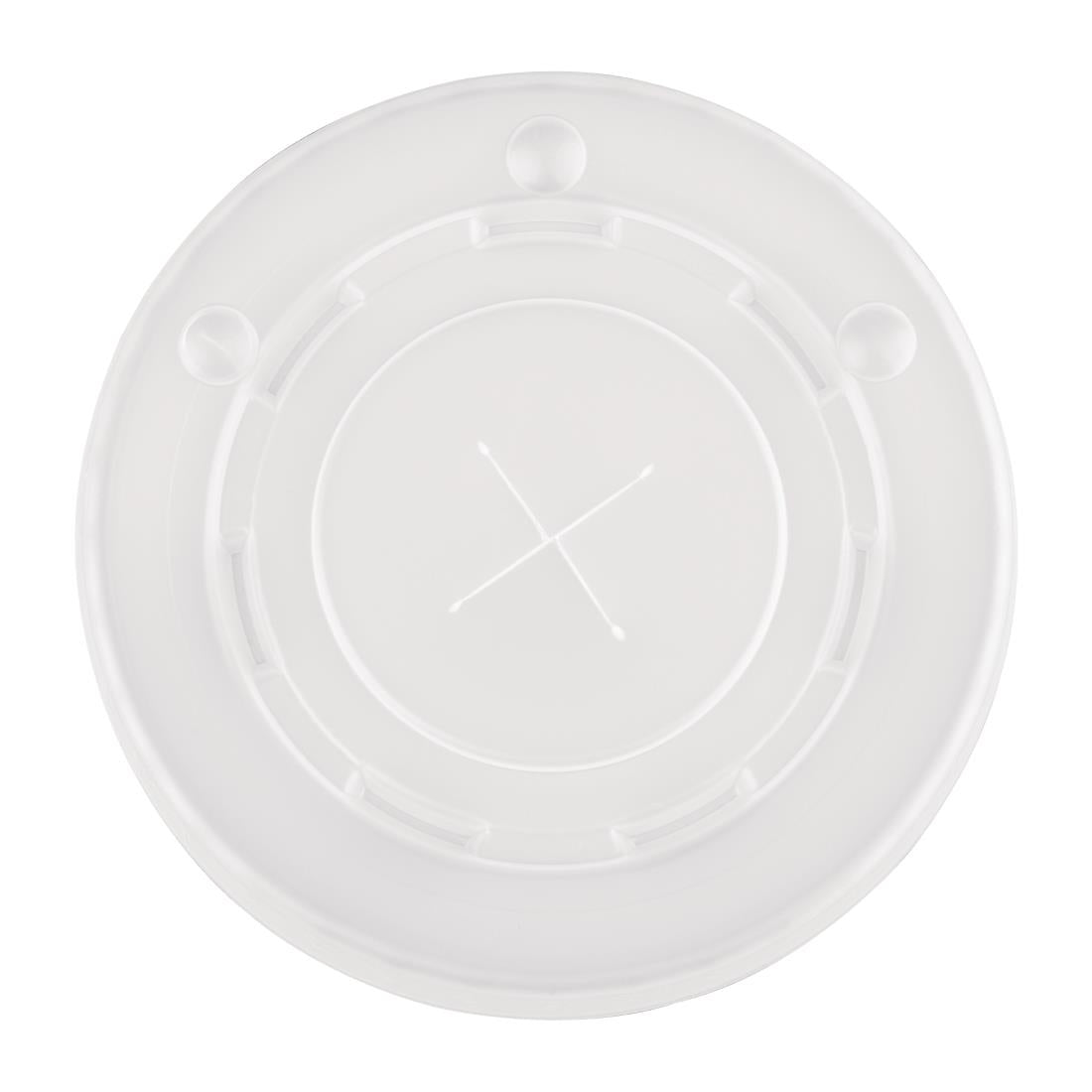 Fiesta Recyclable polystyreen deksels voor papieren bekers FP780 (1000 stuks)