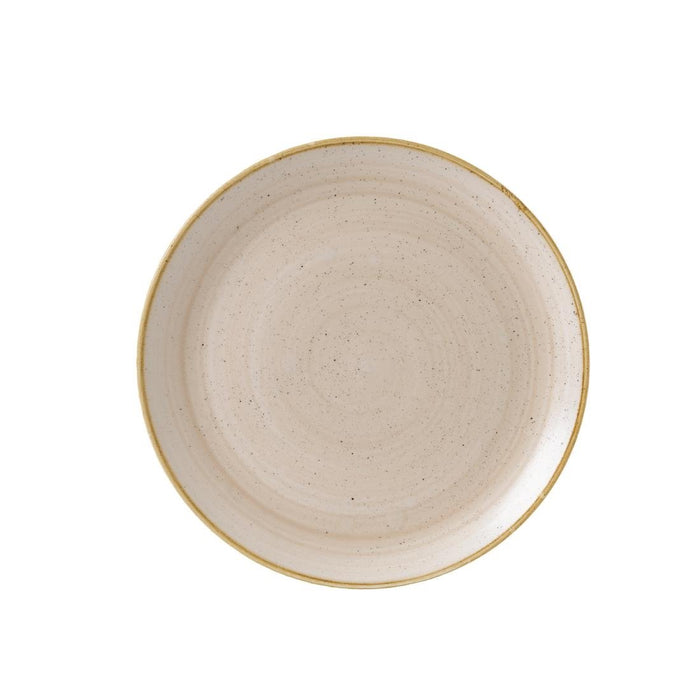 Churchill Stonecast Nutmeg Cream Coupe Bord 32.4cm (pak van 6)