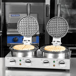Buffalo Dubbele Ronde Belgische Wafelmaker