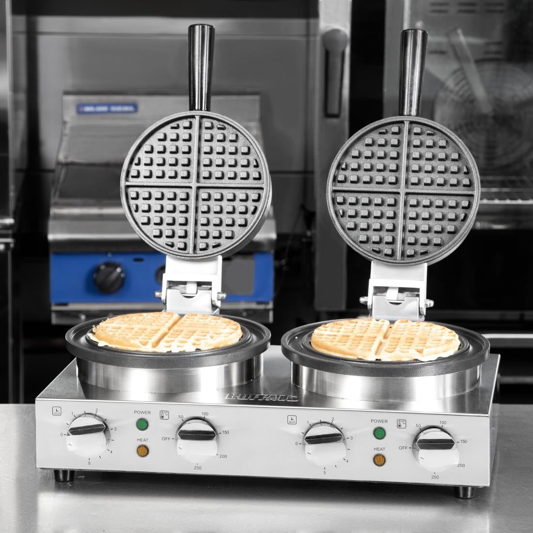 Buffalo Dubbele Ronde Belgische Wafelmaker