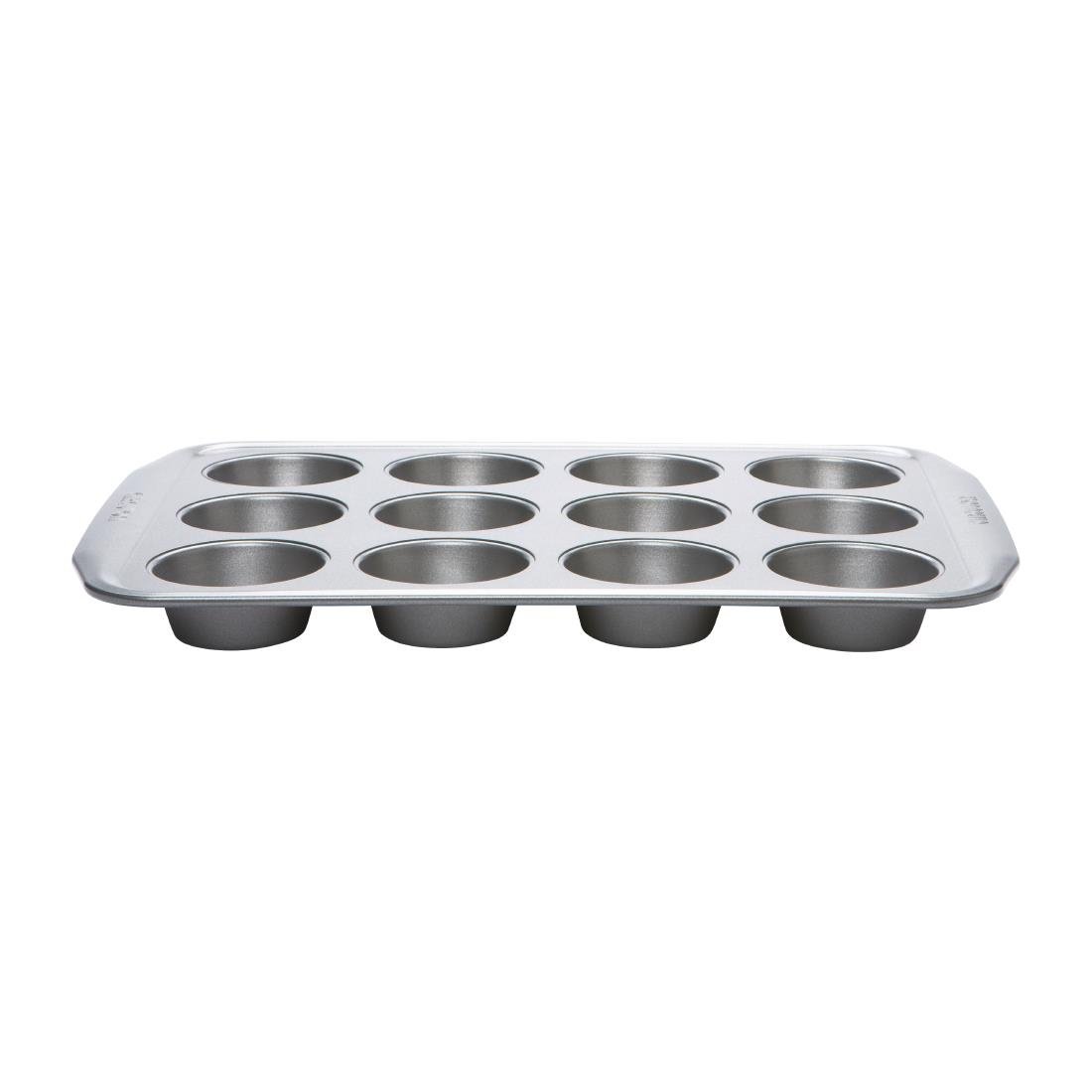 Circulon carbonstalen anti-kleef bakvorm voor 12 muffins 39,5 x 28cm