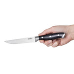 Olympia Premium Geklonken Steakmessen Met Zwarte Abs Handvatten (Set Van 6)