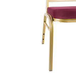 Bolero Regal stapelstoelen bordeauxrood (4 stuks)