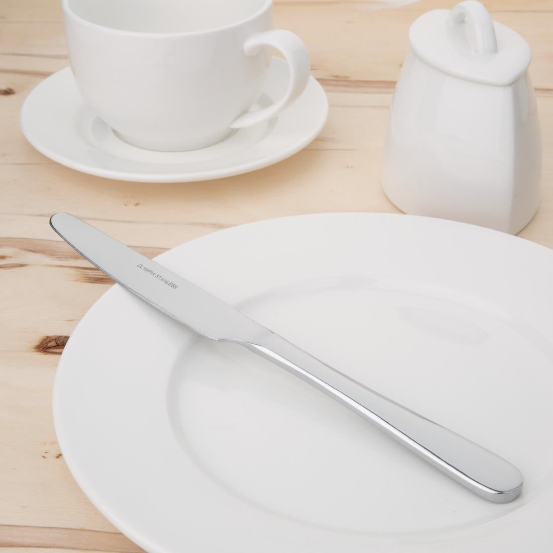 Olympia Buckingham tafelmessen (12 stuks)