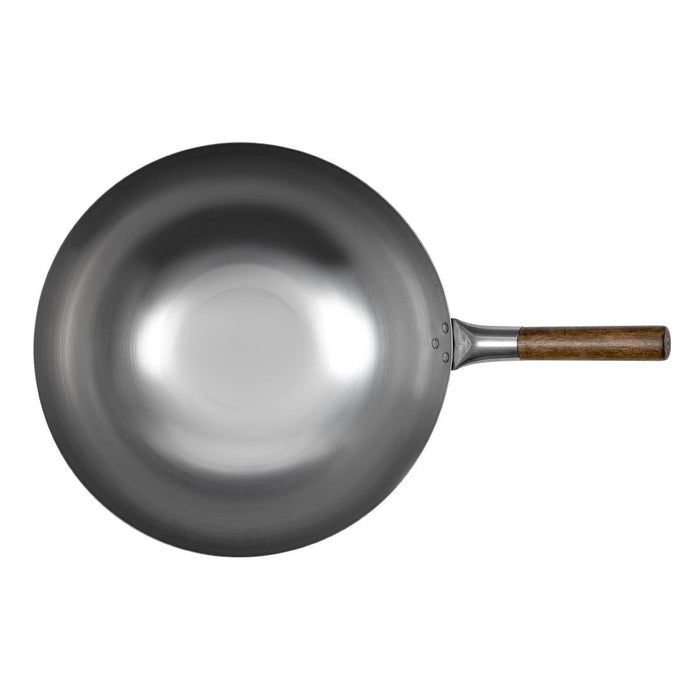 London Wok wok met ronde bodem 38cm
